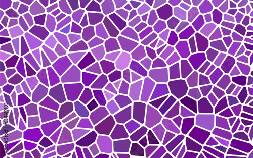 abstract vector stained-glass mosaic background - purple and violet