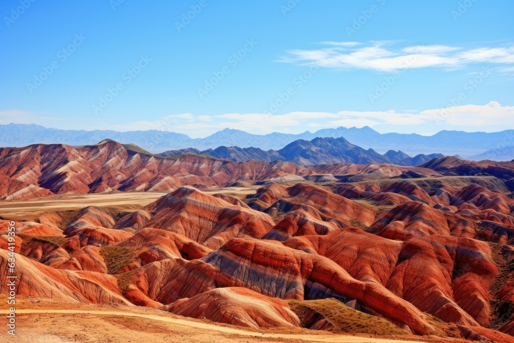 Colors of Tranquility: Breathtaking Landscape Views from Zhangye Danxia