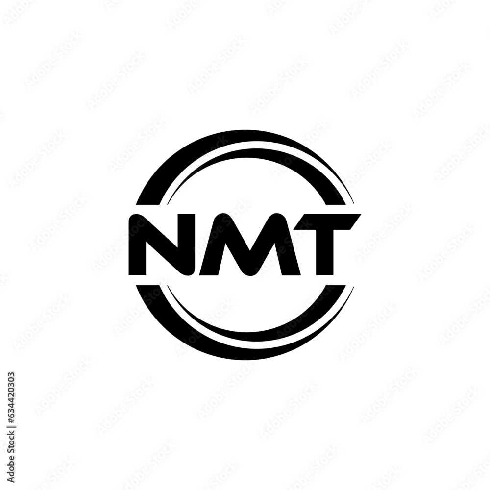 NMT letter logo design with white background in illustrator, vector logo modern alphabet font overlap style. calligraphy designs for logo, Poster, Invitation, etc. NMT letter logo design with white background in illustrator, vector logo modern alphabet font overlap style. calligraphy designs for logo, Poster, Invitation, etc.