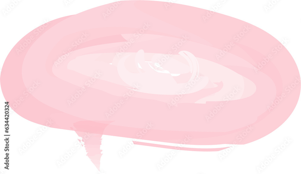 speech bubble balloon pink color icon sticker memo keyword planner text box banner, flat png transparent element design