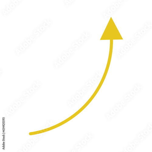 Gold Arrow Curve