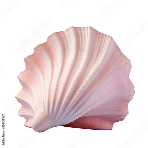 Sea shell on transparent background