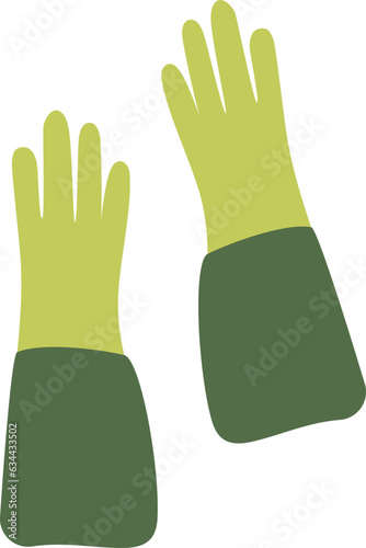 vector of the garden elements