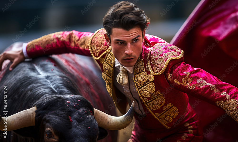 AOFOTO 7x5ft Spanish Bullfight Bullring Backdrop Spain...