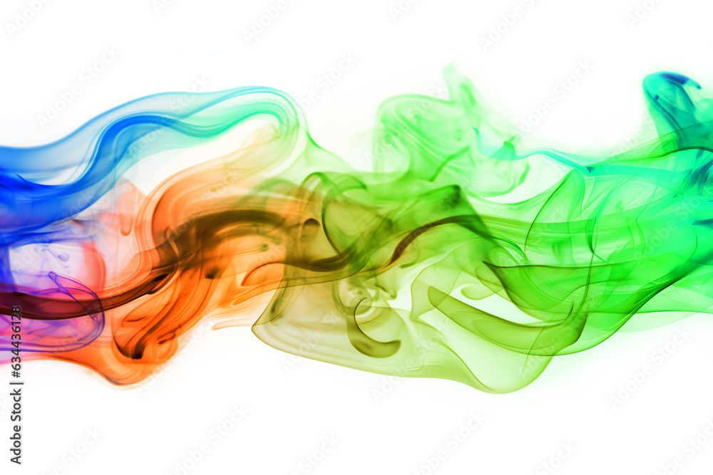 Colorful negative smoke cloud transparent texture. Generative AI Colorful negative smoke cloud transparent texture. Generative AI