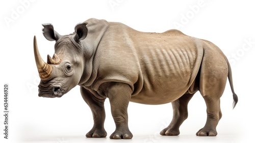 lonely rhinoceros africa