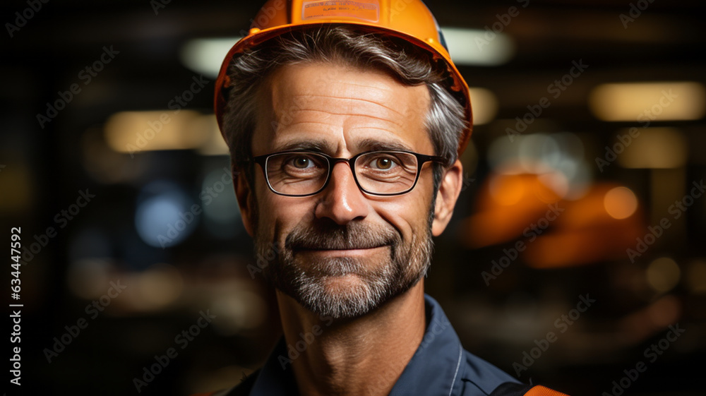 Construction manager on white background Construction manager on white background