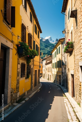 street in Italy old town.