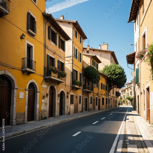 street in Italy old town.