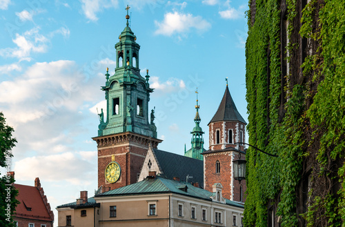 Krakow landmark, Wawel castle and cathedral church