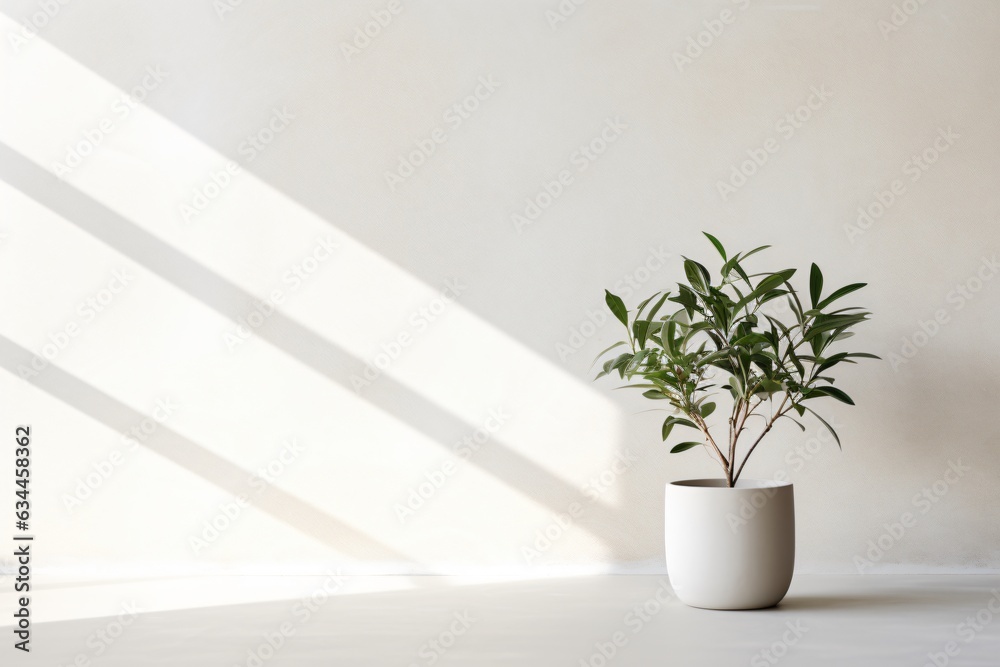 Plant in a room