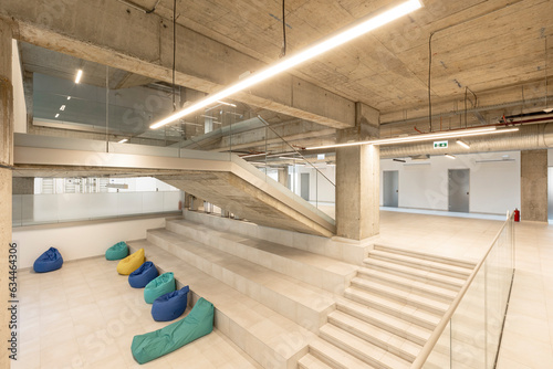 Interior of big office spac...
