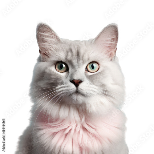 transparent background with pet cat