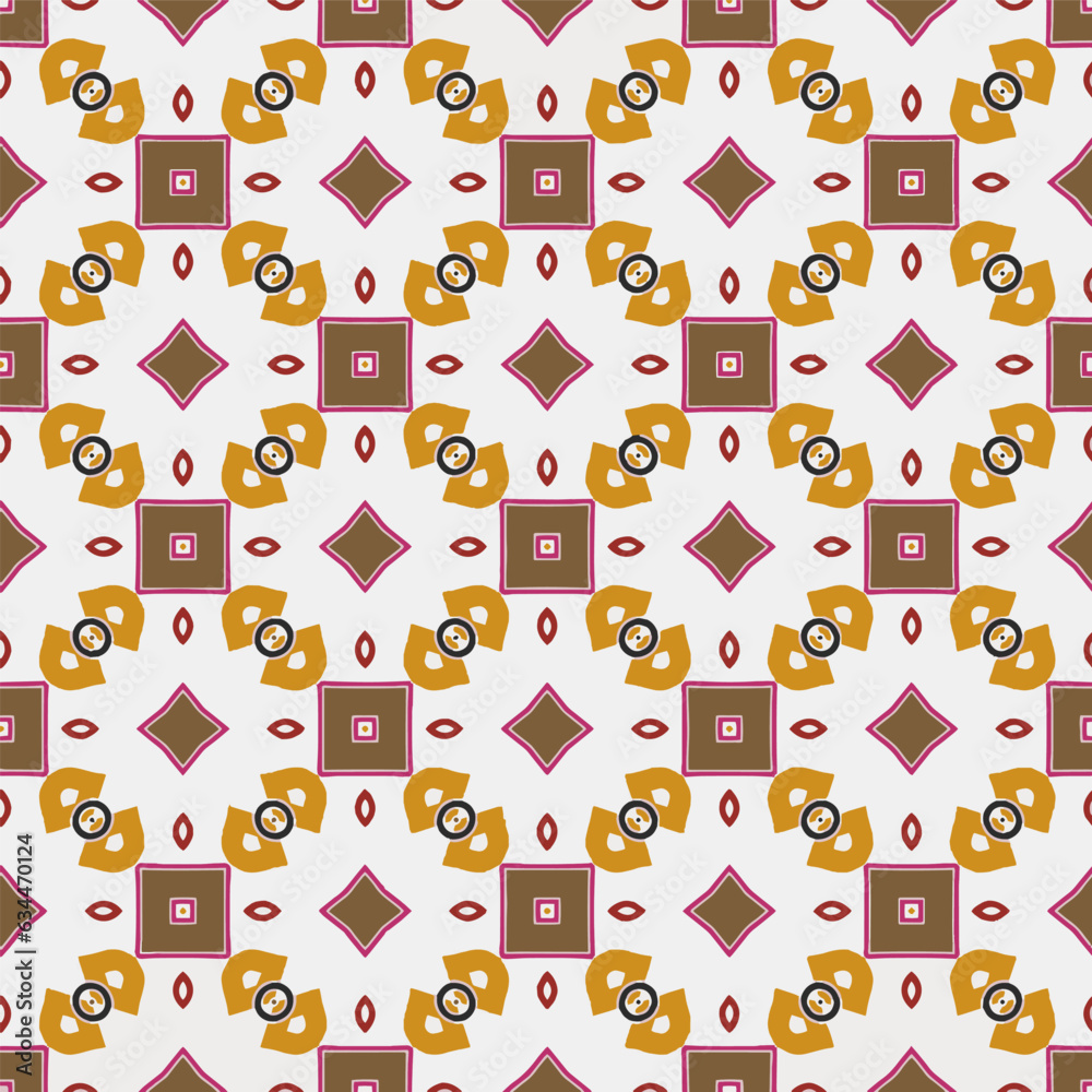 Ornament in ethnic style.Seamless pattern with abstract shapes. Repeat design for fashion, textile design, on wall paper, wrapping paper, fabrics and home decor. Ornament in ethnic style.Seamless pattern with abstract shapes. Repeat design for fashion, textile design, on wall paper, wrapping paper, fabrics and home decor.