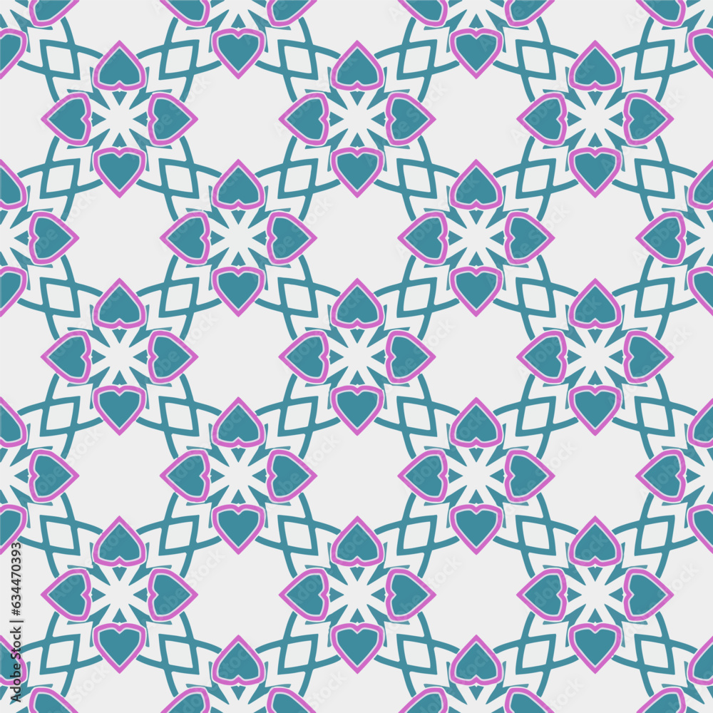 Ornament in ethnic style.Seamless pattern with abstract shapes. Repeat design for fashion, textile design, on wall paper, wrapping paper, fabrics and home decor. Ornament in ethnic style.Seamless pattern with abstract shapes. Repeat design for fashion, textile design, on wall paper, wrapping paper, fabrics and home decor.