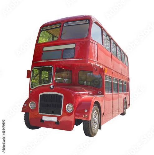 фотография Beautiful old double decker bus from London.