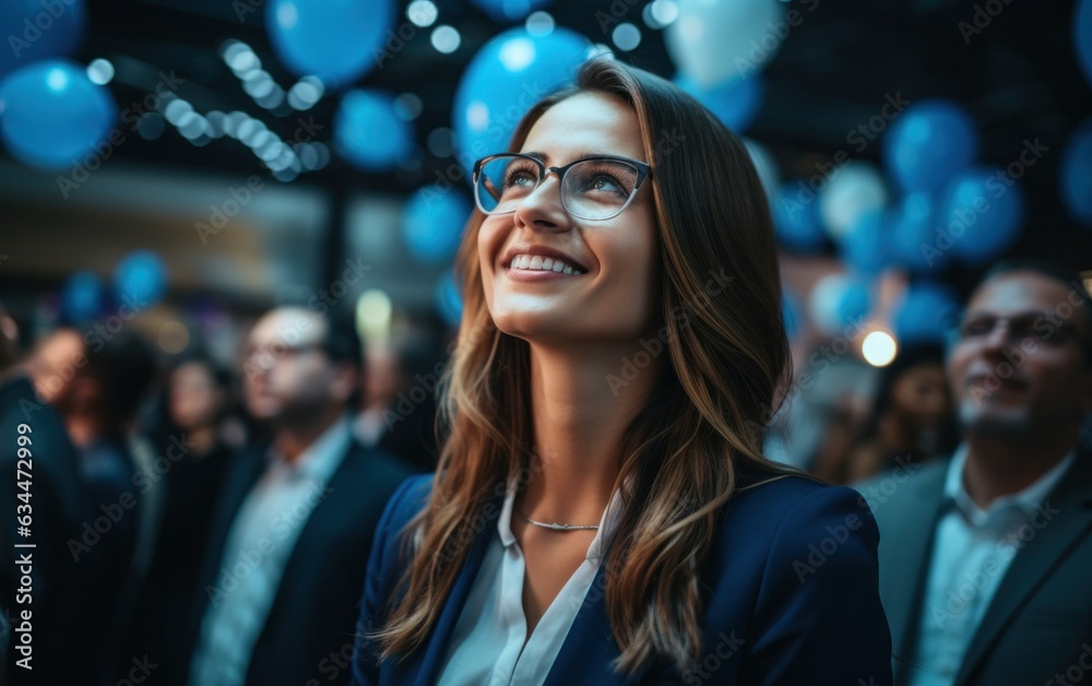 A celebration of the company's achievements in the business world. A celebration of the company's achievements in the business world.