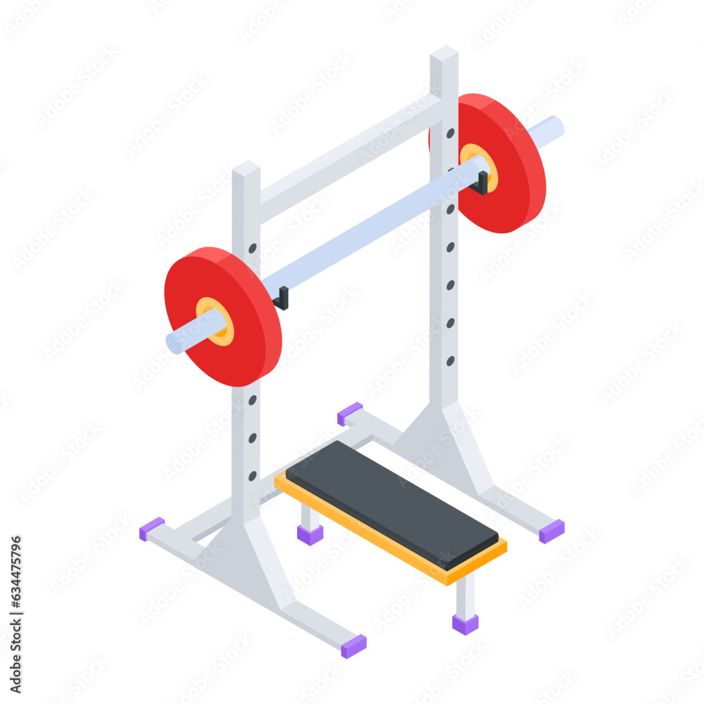 Trendy of Gym Isometric Icon
Trendy of Gym Isometric Icon