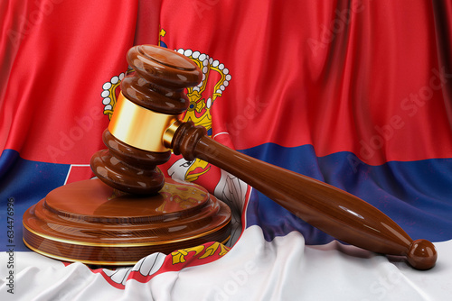 Canvastavla Serbian law and justice concept