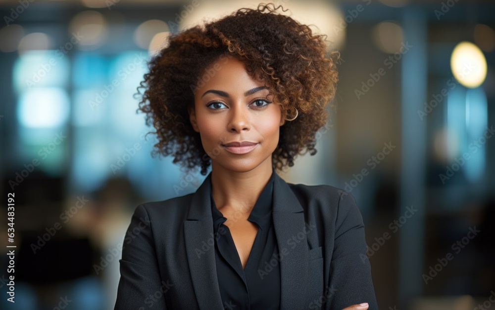 In this portrait, we're given a glimpse into the life of a seasoned African American professional businesswoman, where her wealth of experience is etched into every line and expression. In this portrait, we're given a glimpse into the life of a seasoned African American professional businesswoman, where her wealth of experience is etched into every line and expression.