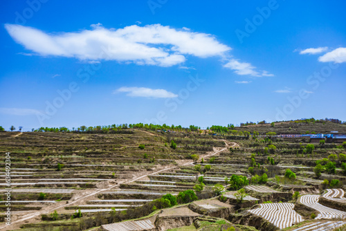 Tianshui City, Gansu Province - Northwest Terraced Fields photo