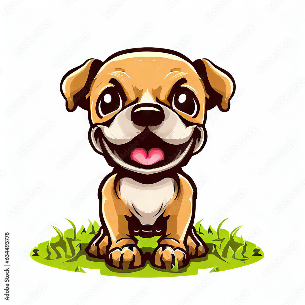 Fluffy Delight: Detailed Dog Drawing, Generative AI Fluffy Delight: Detailed Dog Drawing, Generative AI