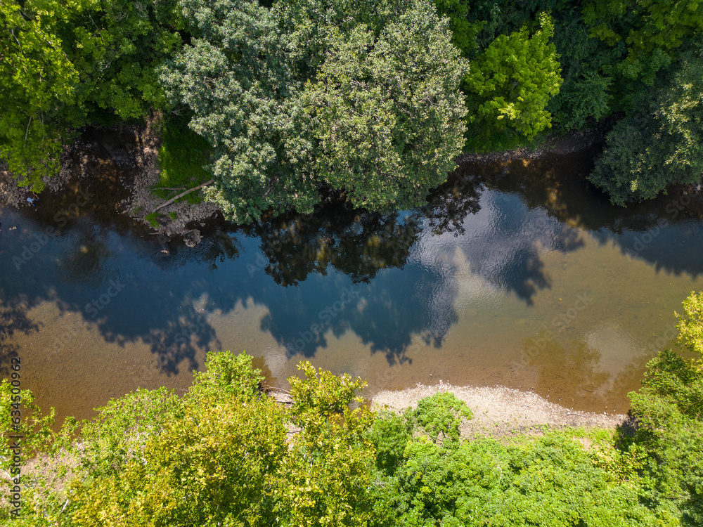 Drone over Creek Drone over Creek