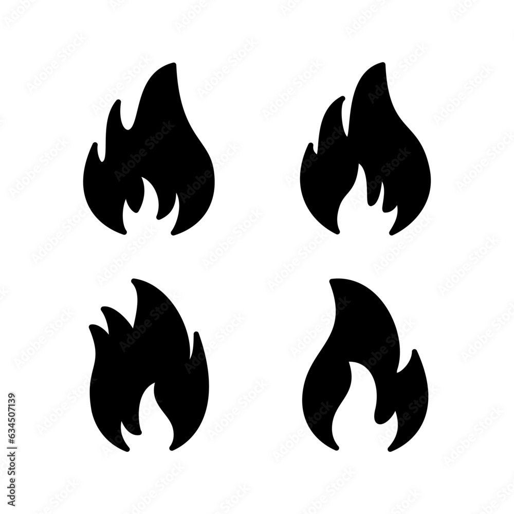 Fire icon vector. fire flame icon Fire icon vector. fire flame icon