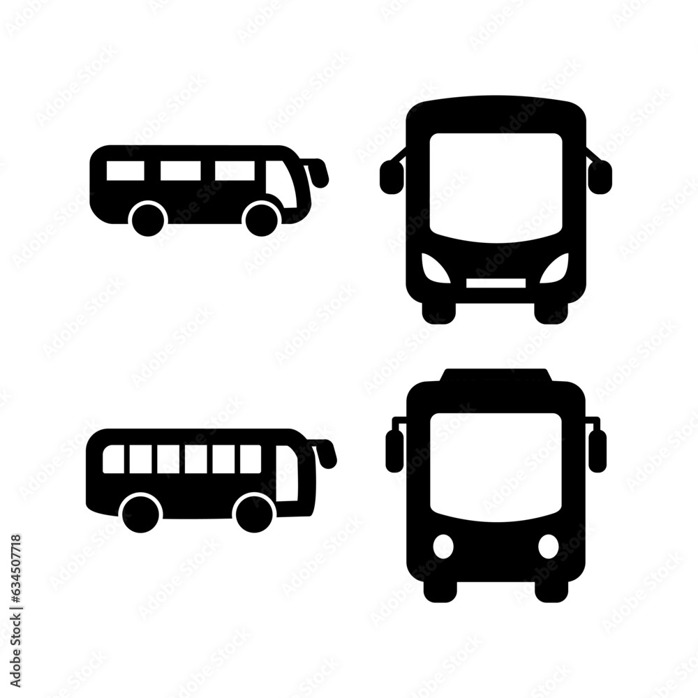 Bus icon vector. bus vector icon Bus icon vector. bus vector icon