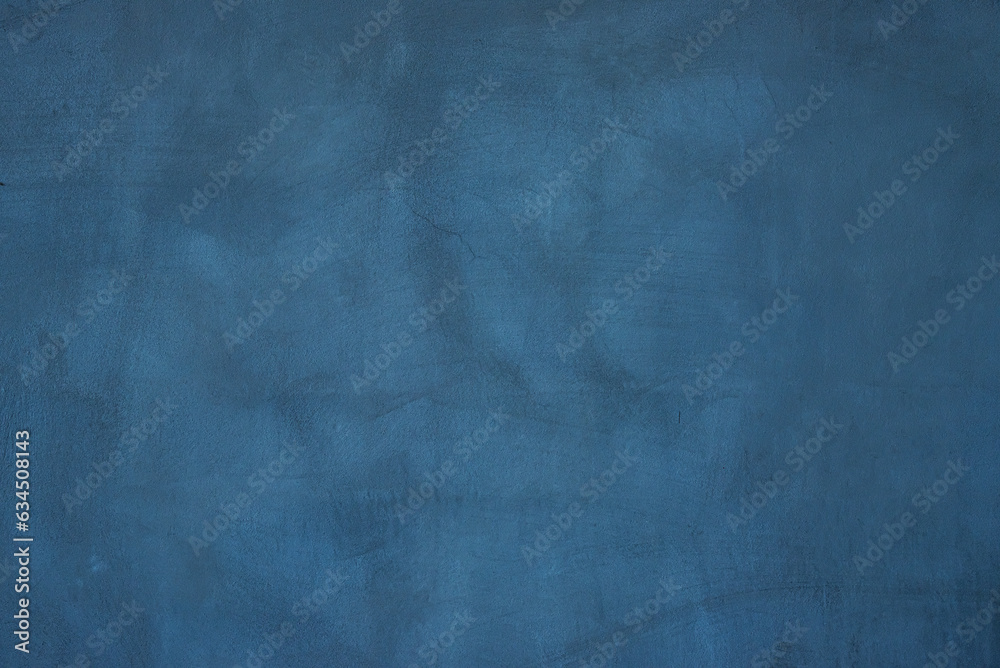 Fototapeta premium Blue texture surface background, dark corners,cement background.