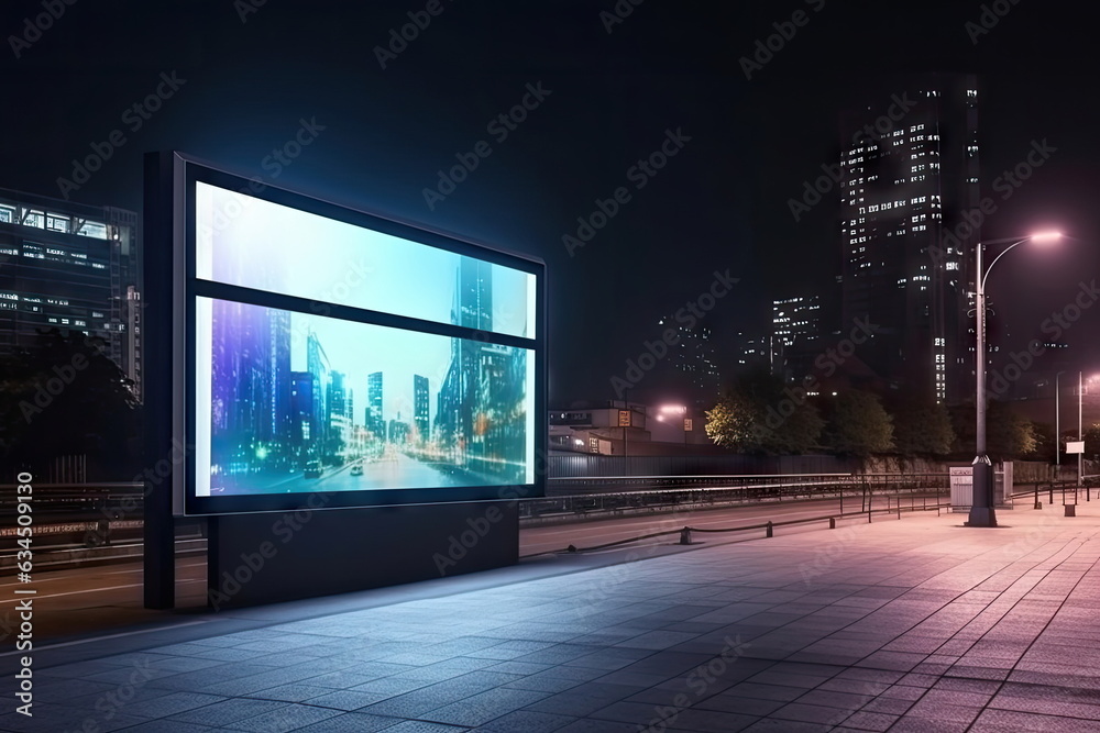 futuristic city,billboard mockup,outdoor advertising futuristic city,billboard mockup,outdoor advertising