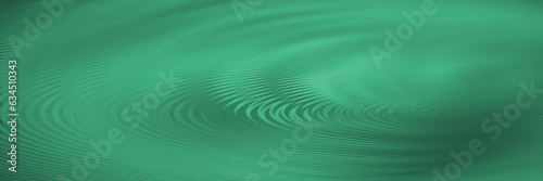 Green abstract blured banner background with tonal transitions and waves.