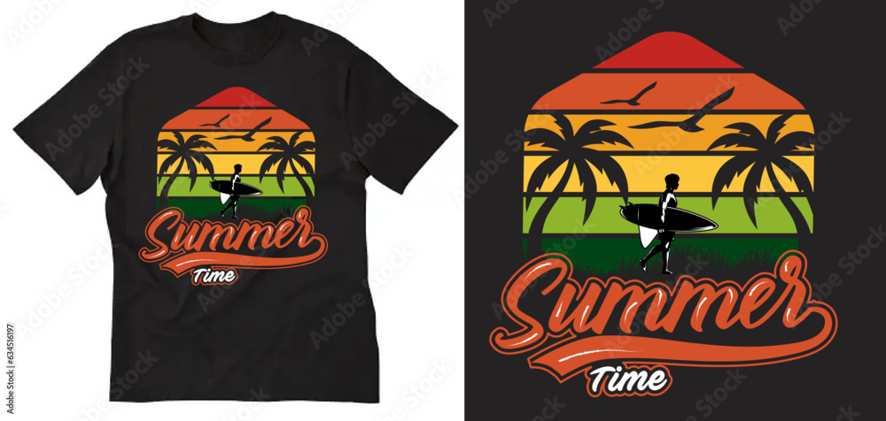 summer t shirt design 