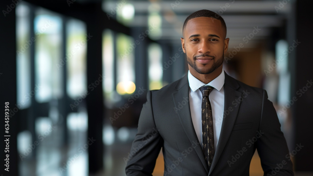 Confident African American Businesswoman in Expensive Work Attire Confident African American Businesswoman in Expensive Work Attire