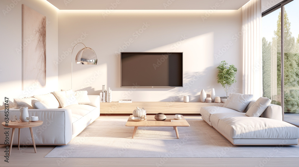 Fototapeta premium 理想的なリビングルーム