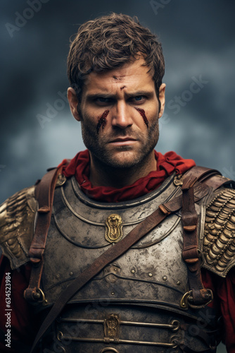 Portrait of a Roman centurion. 
