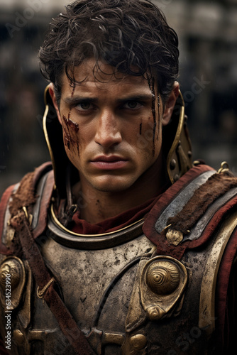 Portrait of a Roman centurion. 