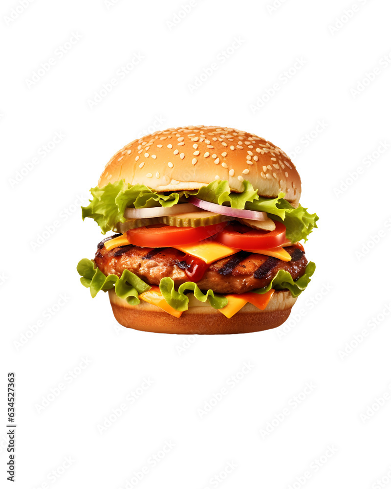 tasty beef burger with cheese and salad tasty beef burger with cheese and salad