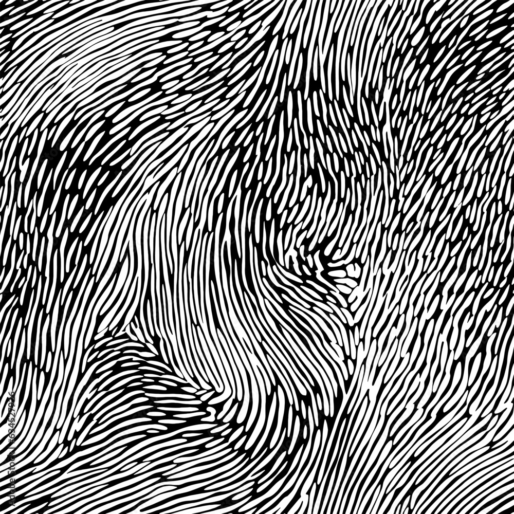 Fingerprint seamless background on square shape.

