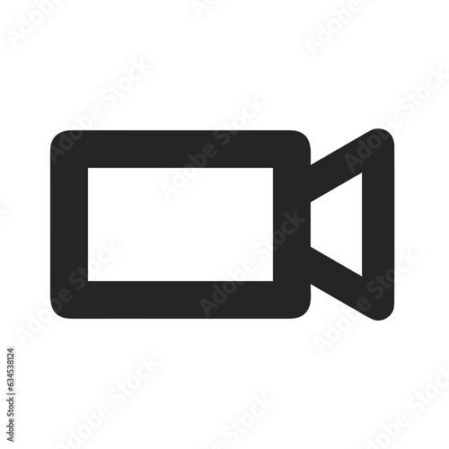camera photography icon symbol image vector. Illustration of multimedia photographic lens grapich design image.
