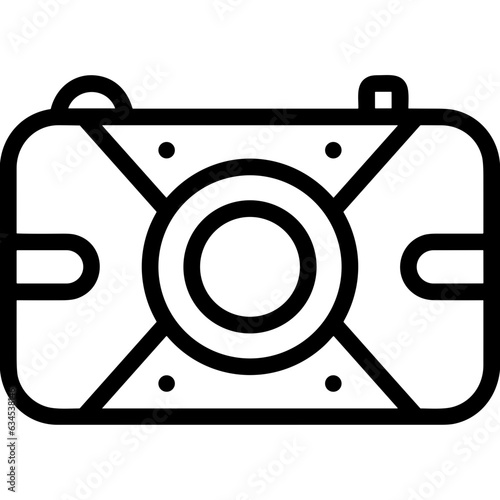 camera photography icon symbol image vector. Illustration of multimedia photographic lens grapich design image.