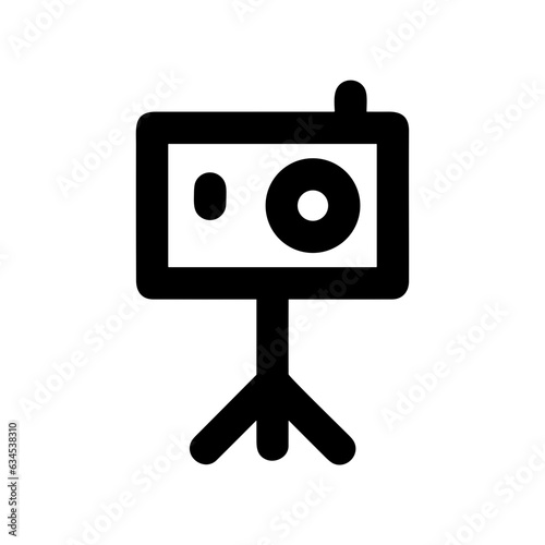 camera photography icon symbol image vector. Illustration of multimedia photographic lens grapich design image.