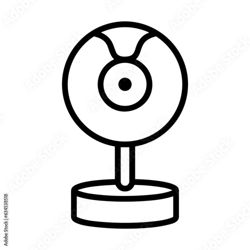 camera photography icon symbol image vector. Illustration of multimedia photographic lens grapich design image.