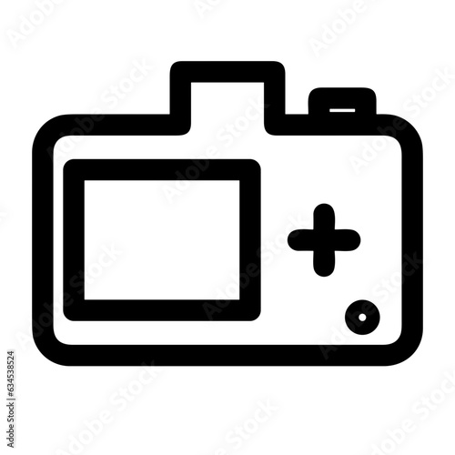camera photography icon symbol image vector. Illustration of multimedia photographic lens grapich design image.