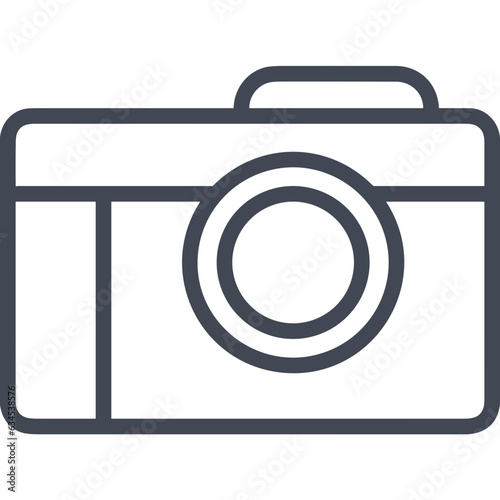 camera photography icon symbol image vector. Illustration of multimedia photographic lens grapich design image.