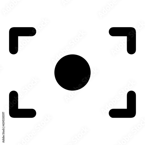 camera photography icon symbol image vector. Illustration of multimedia photographic lens grapich design image.