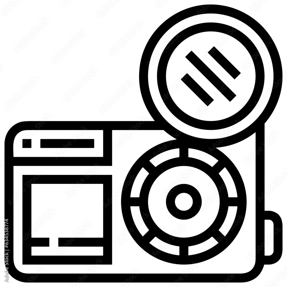 camera photography icon symbol image vector. Illustration of multimedia photographic lens grapich design image. camera photography icon symbol image vector. Illustration of multimedia photographic lens grapich design image.
