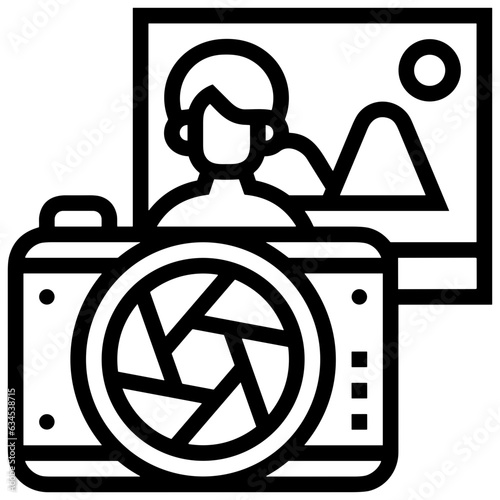 camera photography icon symbol image vector. Illustration of multimedia photographic lens grapich design image.