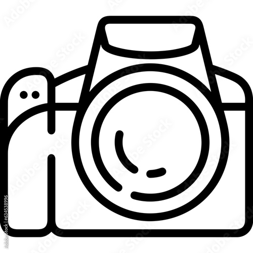 camera photography icon symbol image vector. Illustration of multimedia photographic lens grapich design image.