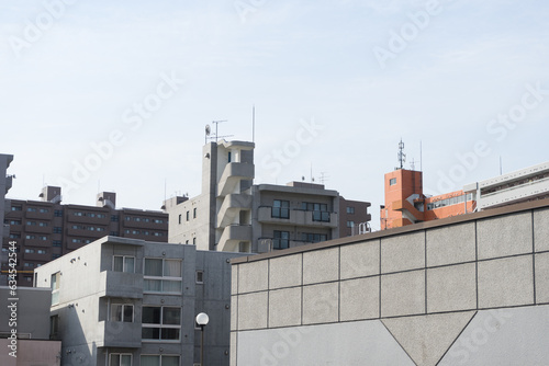 都市の住宅の風景